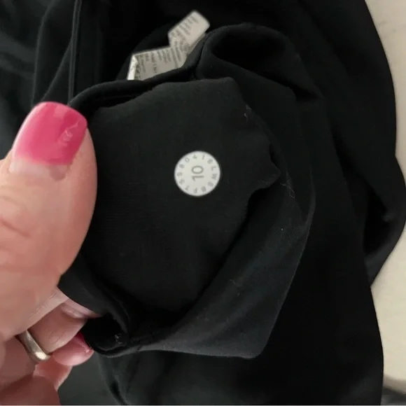 Lululemon Colour Me Ombré Tights Gray Obsidian Mesh Size 10 28” - Picture 9 of 9